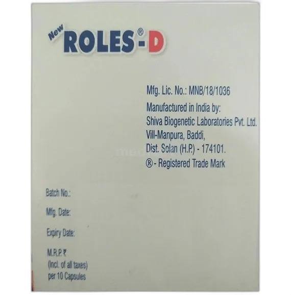 roles d capsule 10's